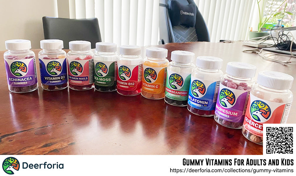 Deerforia Gummy Vitamins for Adults and Kids