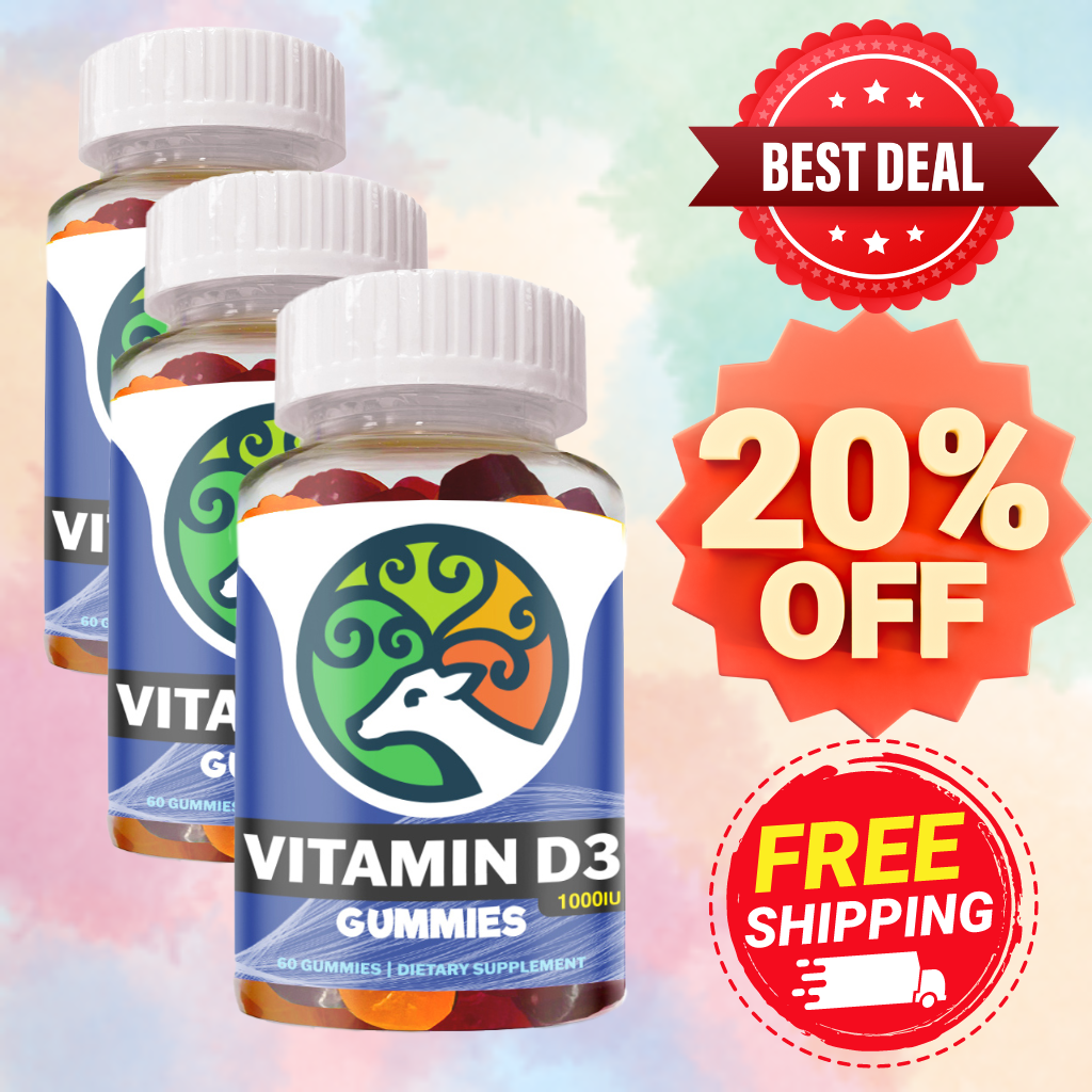 Sunshine Vitamin D3 Gummies - 1000IU