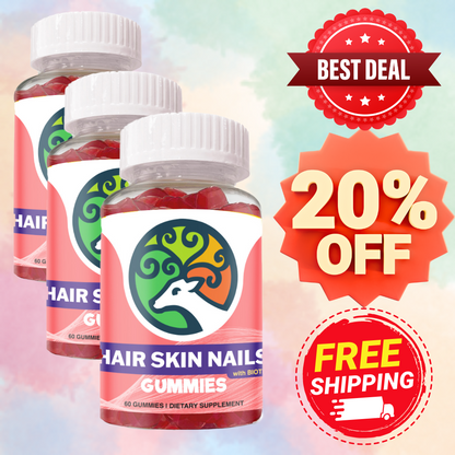 Radiant Hair, Skin and Nails Gummies
